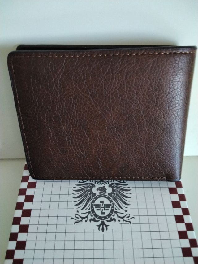 Cartera marrón hombre - Águila