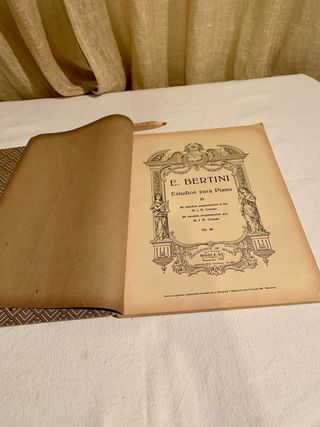 Estudios Piano III. E.Bertini (Op. 29).Antiguos.