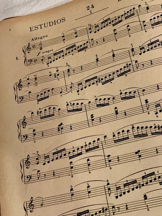 Estudios Piano III. E.Bertini (Op. 29).Antiguos.