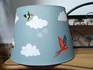 Lampara infantil nubes y pajaros
