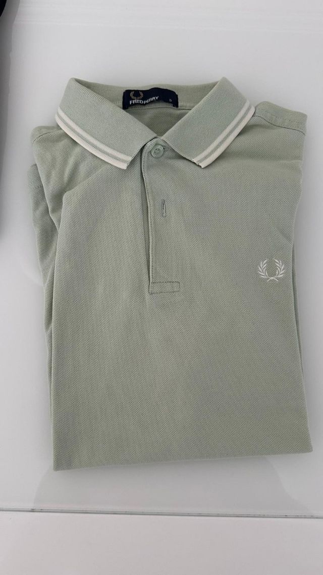 Polo Fred Perry verde - Talla S