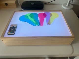 Mesa de luz LED infantil