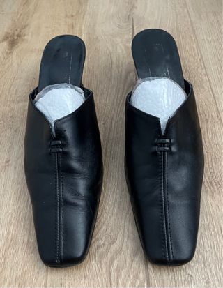 Zapatos negros mujer - mules