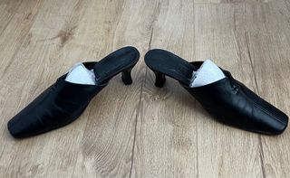 Zapatos negros mujer - mules