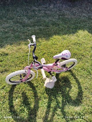 Bicicleta niña 16" rosa
