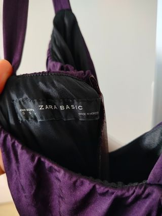 ✅Vestido Zara morado