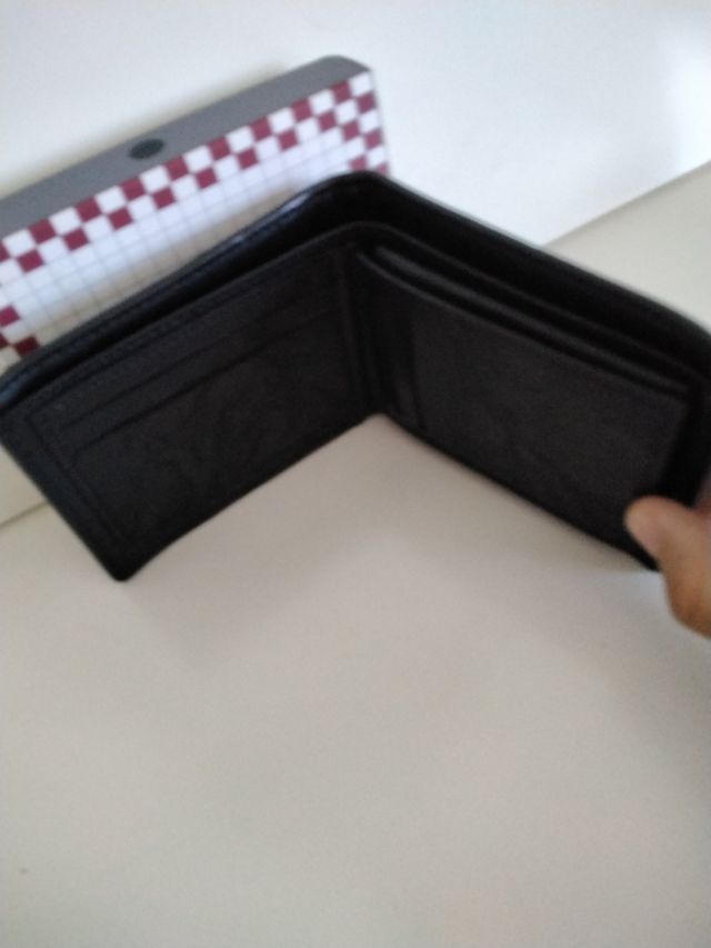 Cartera negra piel - águila