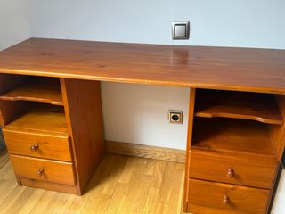 Habitacion juvenil completa madera maciza de pino