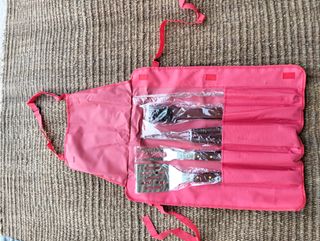Set Barbacoa - Delantal Rojo