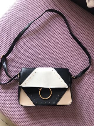 Bolso Primark beige-negro
