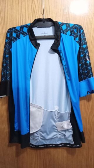 Maillot ciclismo Nalini talla L en color azul