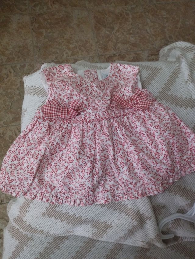 Vestido bebé 6 meses - Rojo