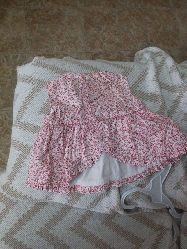 Vestido bebé 6 meses - Rojo