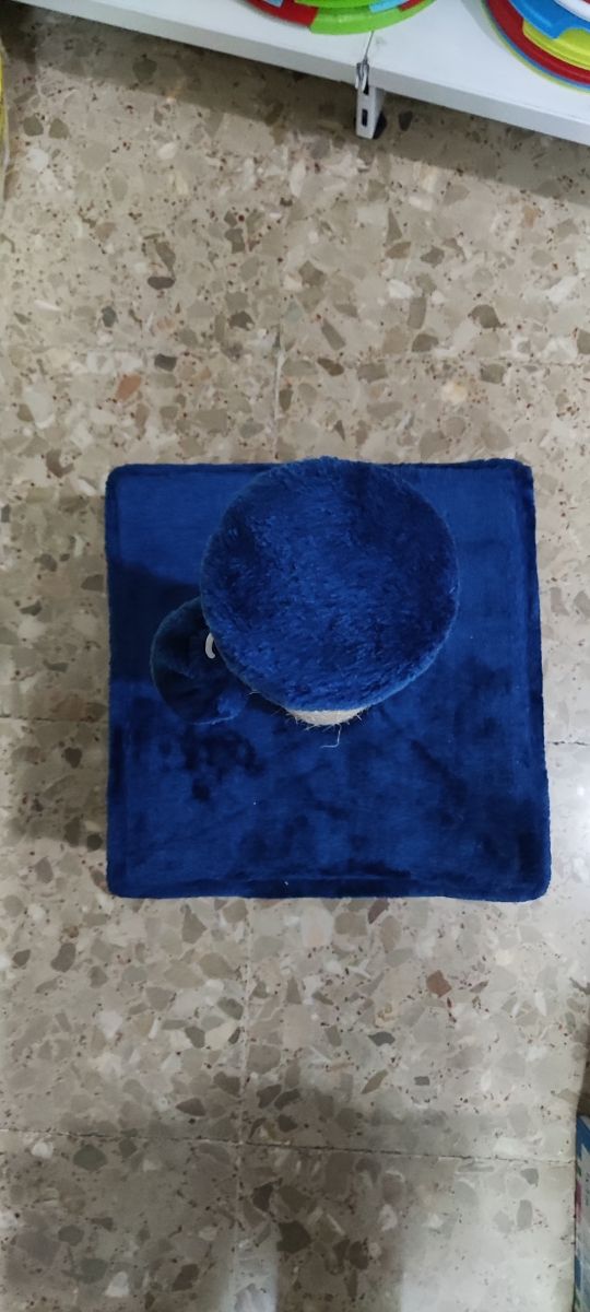 Rascador gato azul - Cama