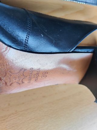 Zapatos Silmos piel azules