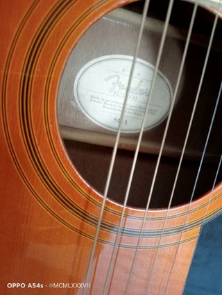 Guitarra Fender Acústica Antigua