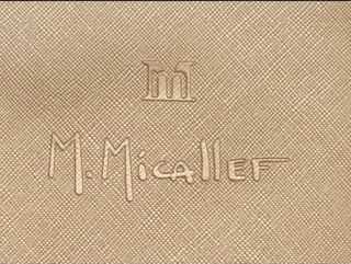 Precioso neceser dorado M.Micallef