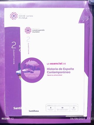 HISTORIA DE ESPAÑA CONTEMPORANEA 2 BTO CONSTRUY...