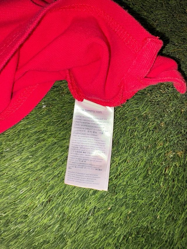 Polo Tommy Hilfiger rojo