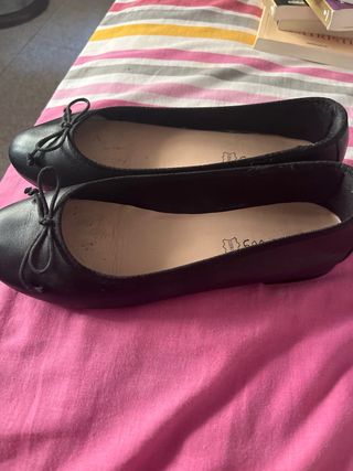 Zapatos planos negros
