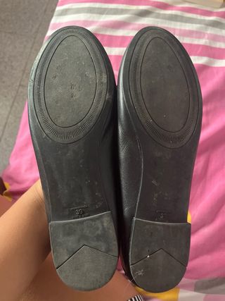 Zapatos planos negros