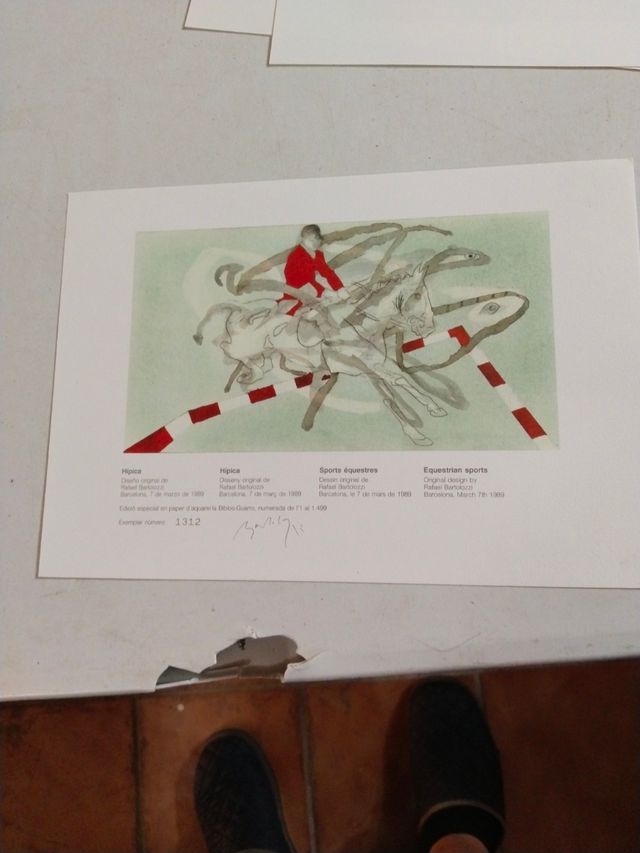 Sellos preolímpicos Barcelona 92