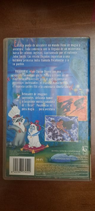VHS Pocahontas - Disney