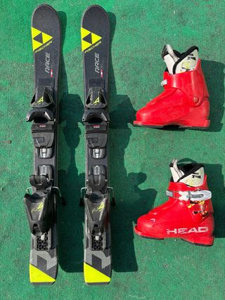Esquís Fischer Race 80cm + Botas Head + Pals