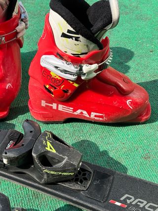 Esquís Fischer Race 80cm + Botas Head + Pals