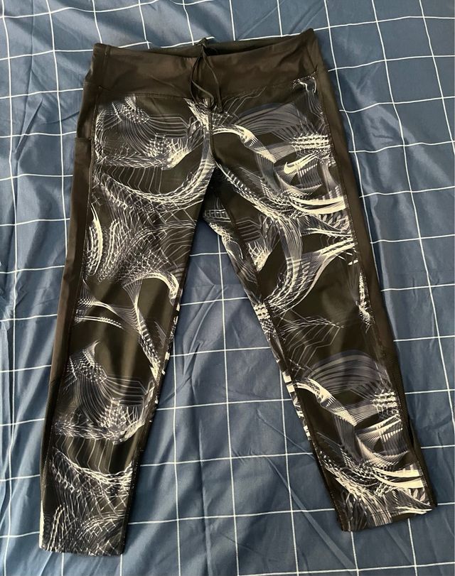 2 Leggins Nike deportivos - Negro & Azul