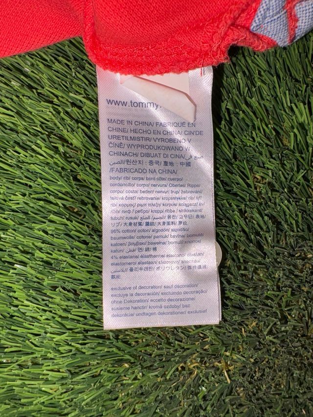 Polo Tommy Hilfiger rojo