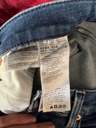 Jeans Levis rotos 512 