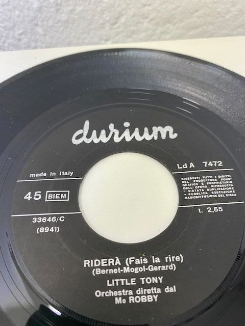 n.16 dischi vinile 45 giri anni '60 