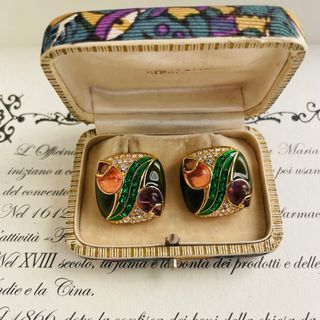 Orecchini argento dorato