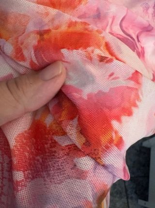 Falda gasa tul multicolor