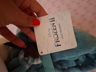 Peluche Olaf & plaid Frozen
