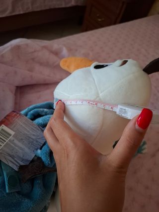 Peluche Olaf & plaid Frozen