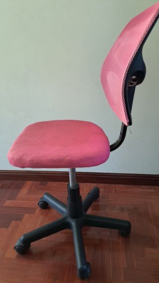 Silla escritorio infantil rosa