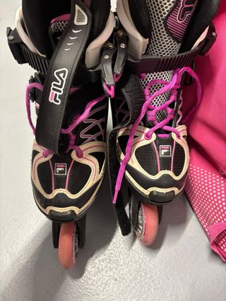 Patines Fila niña + protecciones