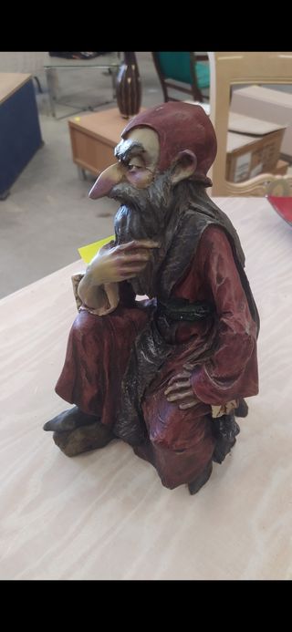 Druida Pensador Estatua - 29,5x16x21cm