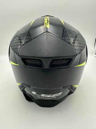 Casco moto LS2 Scope nero fluo