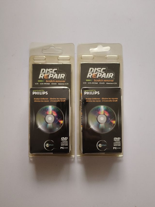 2x Philips Disc Repair - Elimina arañazos