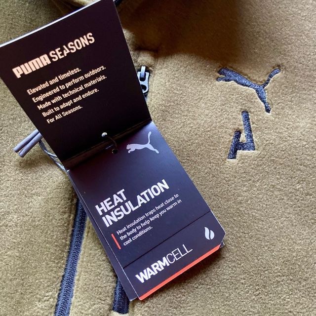 Forro Polar Puma Verde Oliva Talla S