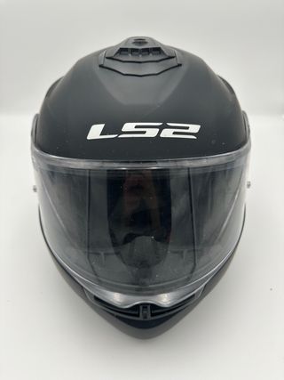 Casco moto LS2 Strobe nero opaco