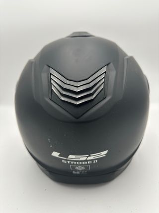 Casco moto LS2 Strobe nero opaco