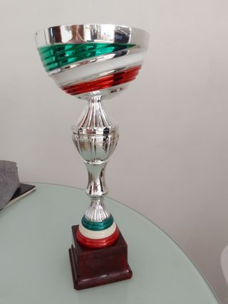 Coppa trofeo colore Bandiera Italiana