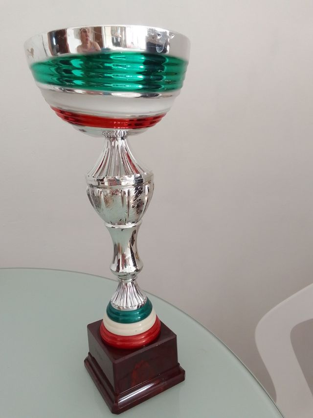 Coppa trofeo colore Bandiera Italiana
