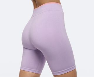 Mallas ciclismo mujer - púrpura