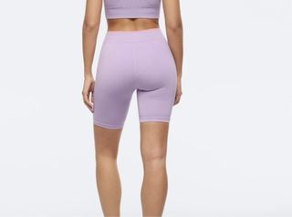 Mallas ciclismo mujer - púrpura
