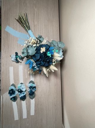 Ramo novia preservado y complementos